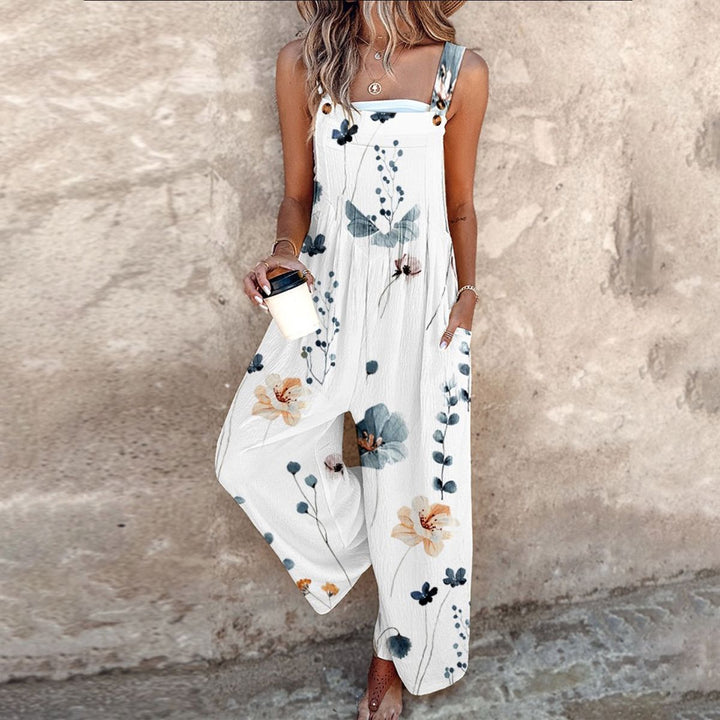 Comfortable Printed Overall