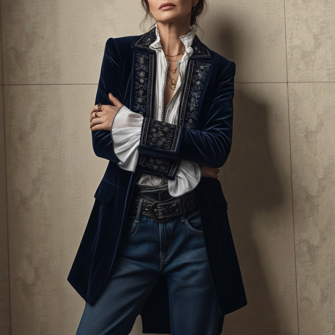 Carita™ - Elegante Vintage-Jacke