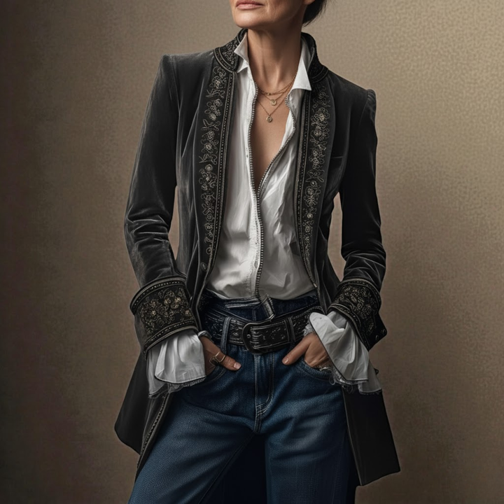 Carita™ - Elegante Vintage-Jacke