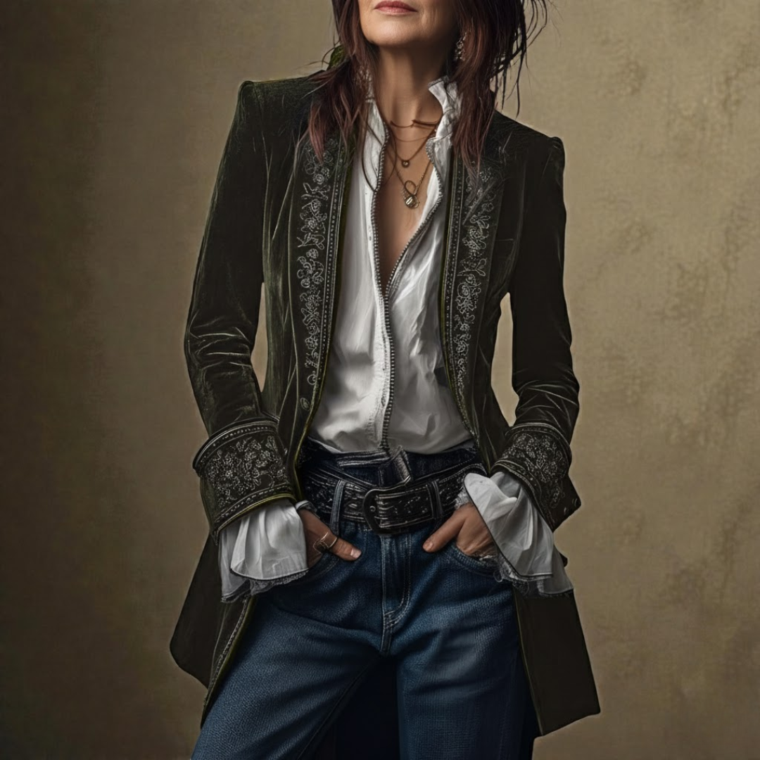 Carita™ - Elegante Vintage-Jacke