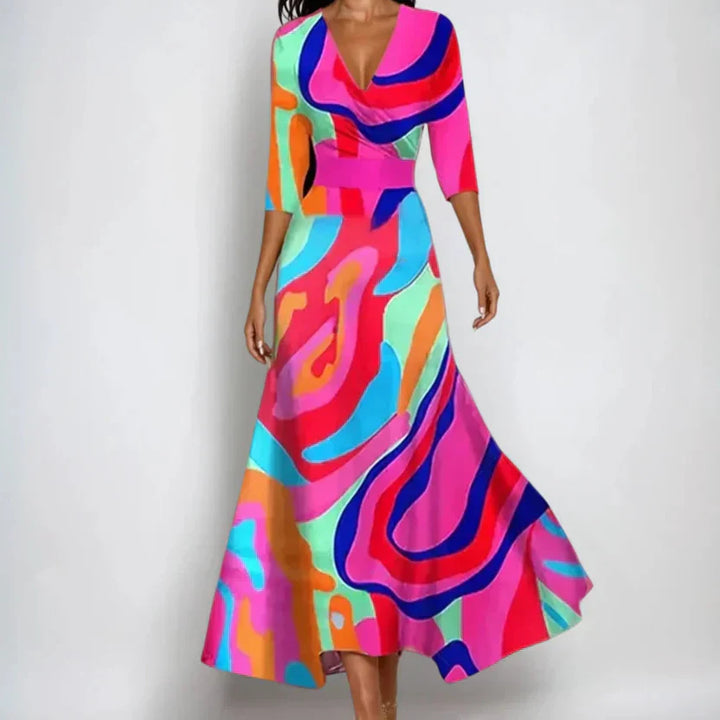 Esmaris™ - Luxury Floral Dress