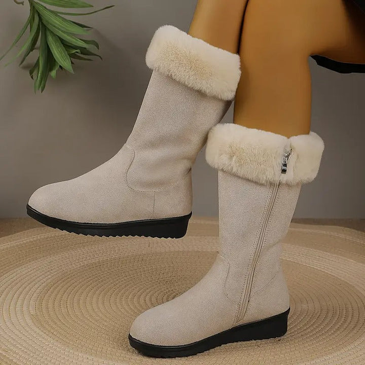 Nathalie™ - Women's Warm Long Boots For Everyday Use