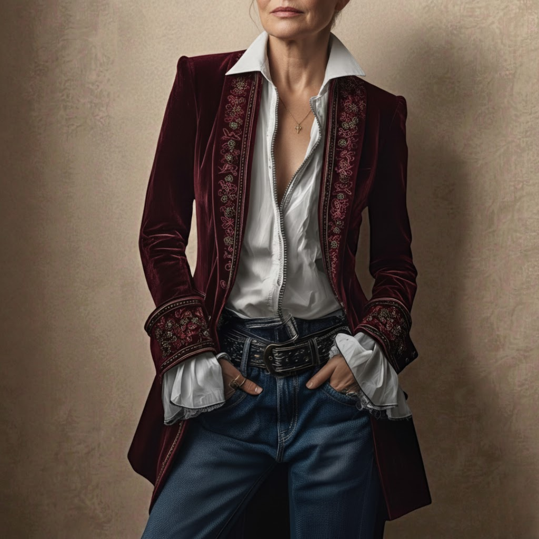 Carita™ - Elegante Vintage-Jacke