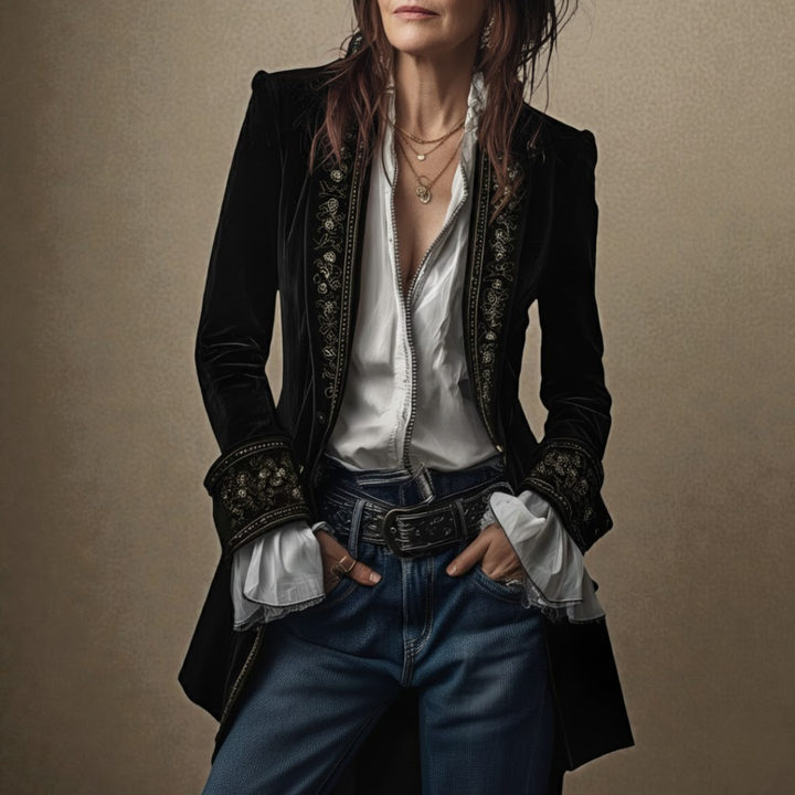 Carita™ - Elegante Vintage-Jacke