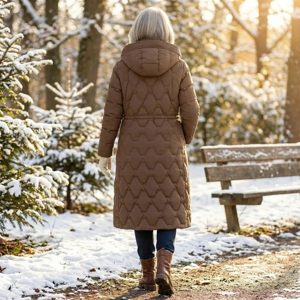 Gracia™ - Long Down Coat with Hood