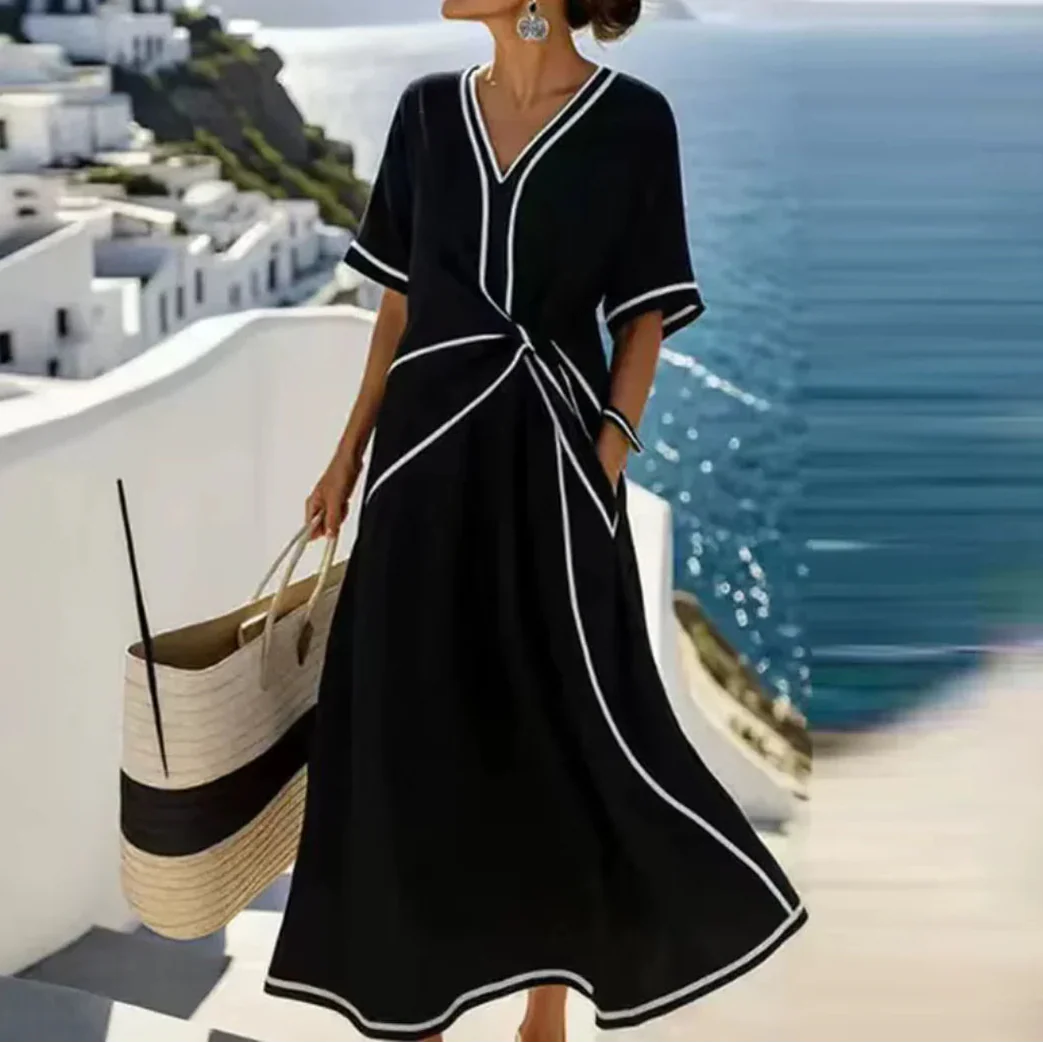 Moria™ - An Elegant Dress with a Flattering Waist and a Festive, Chic Look