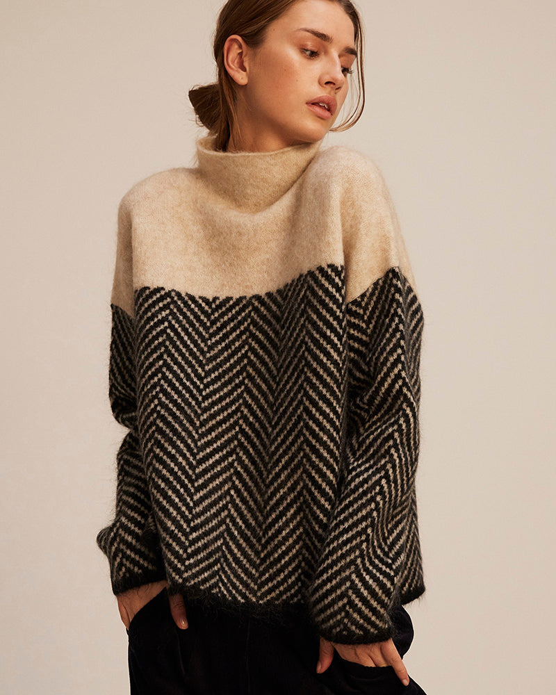 Norah™ - Cotton Turtleneck Sweater