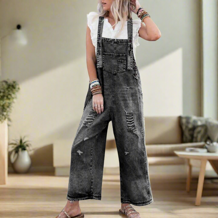 Carolina™ – Vintage Wash Adjustable Jumpsuit