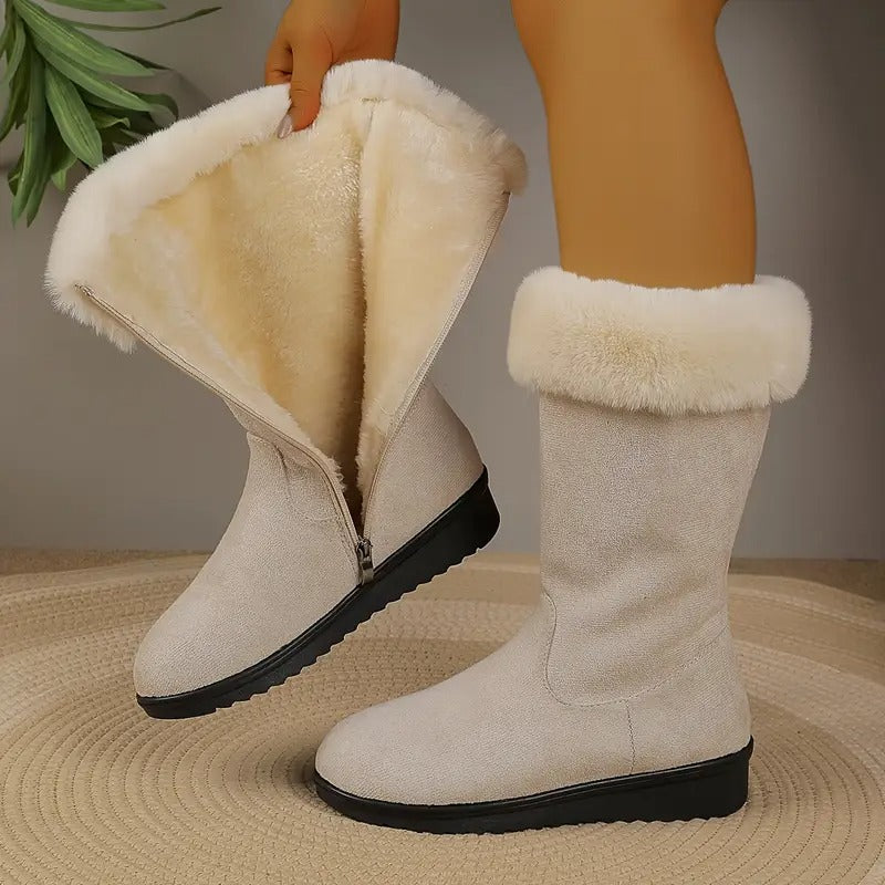 Nathalie™ - Women's Warm Long Boots For Everyday Use
