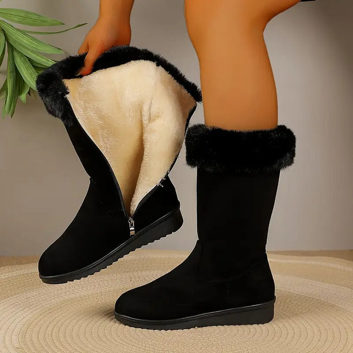 Nathalie™ - Women's Warm Long Boots For Everyday Use