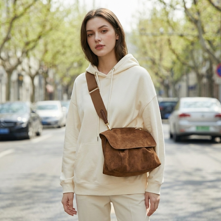 Belda™ - Soft Suede Everyday Crossbody Tote