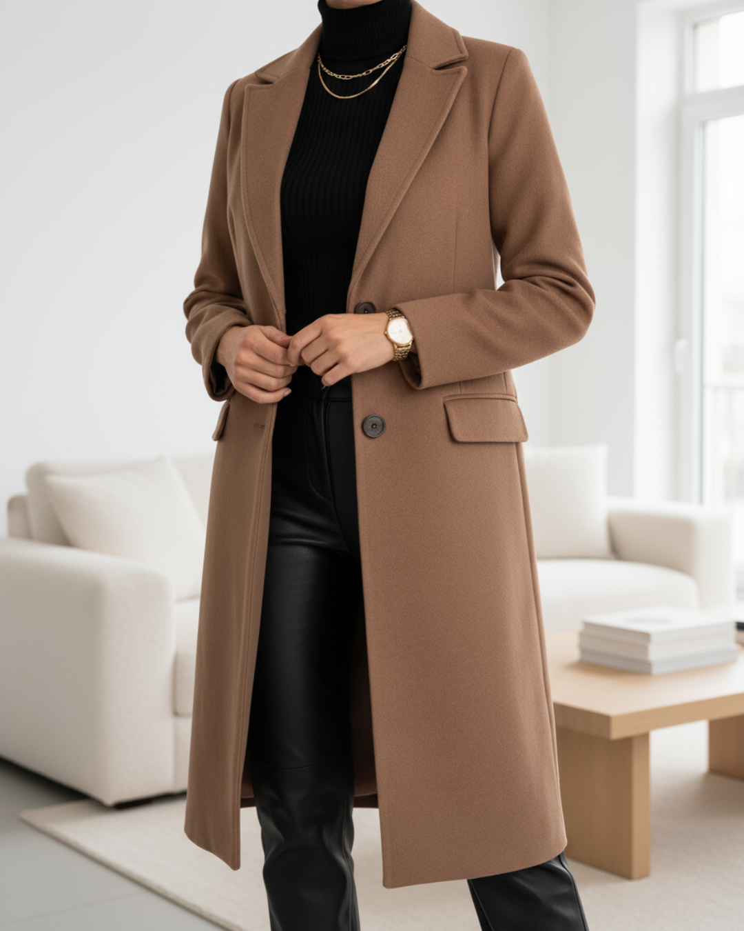 Jessa™ | Elegant Long Wool Coat