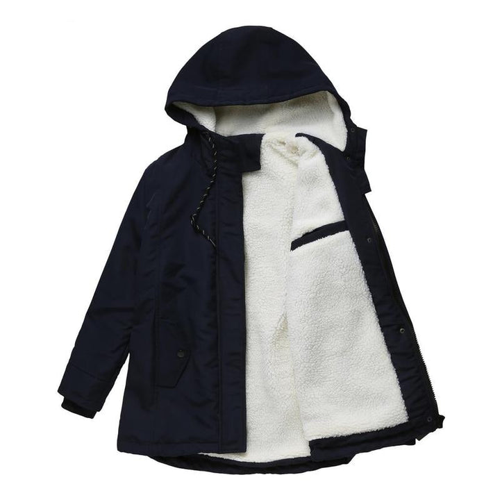 Sheila™ - Thick Winter Coat with Hood and Quilted Lining