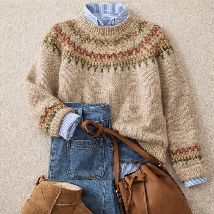 Teresa™ - Heritage Nordic Knit Sweater