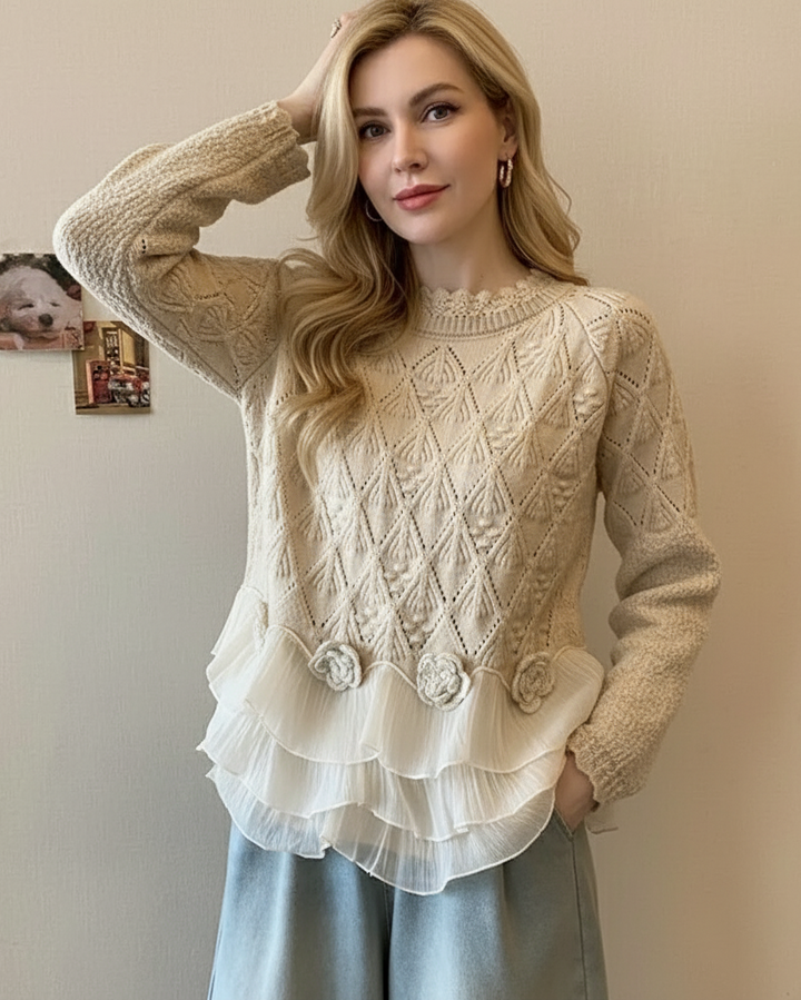 Mariel™ - Boho Short Ruffle Cardigan