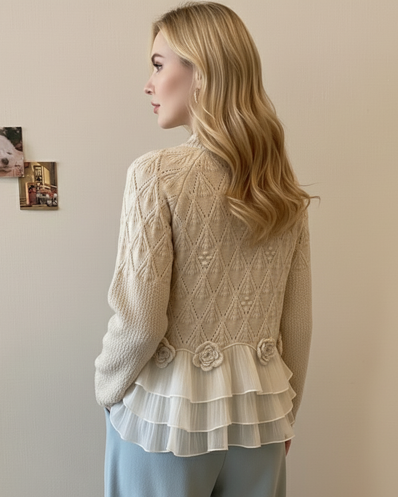 Mariel™ - Boho Short Ruffle Cardigan
