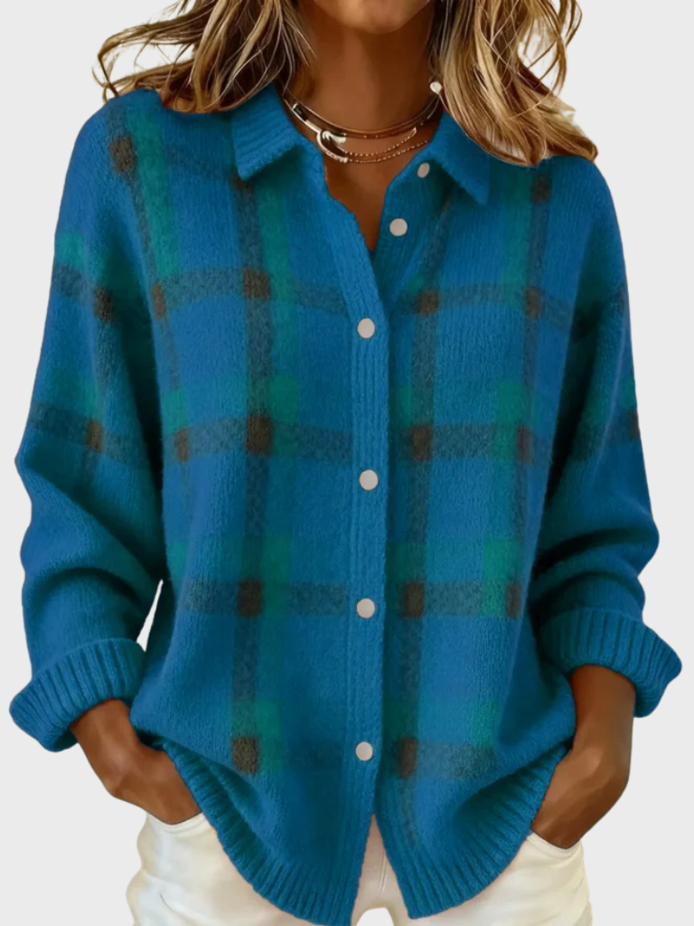 Rose™ - Retro Plaid Sweater