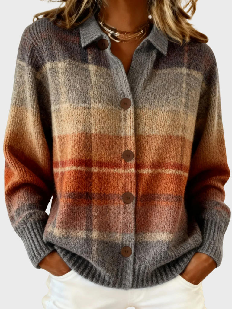 Rose™ - Retro Plaid Sweater