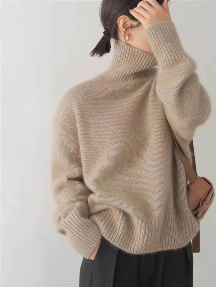 Raynie™ -  High Collar Cashmere Sweater