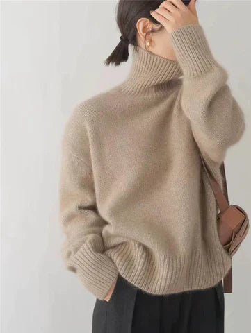 Amaya™ - Luxe Cashmere Turtleneck Sweater