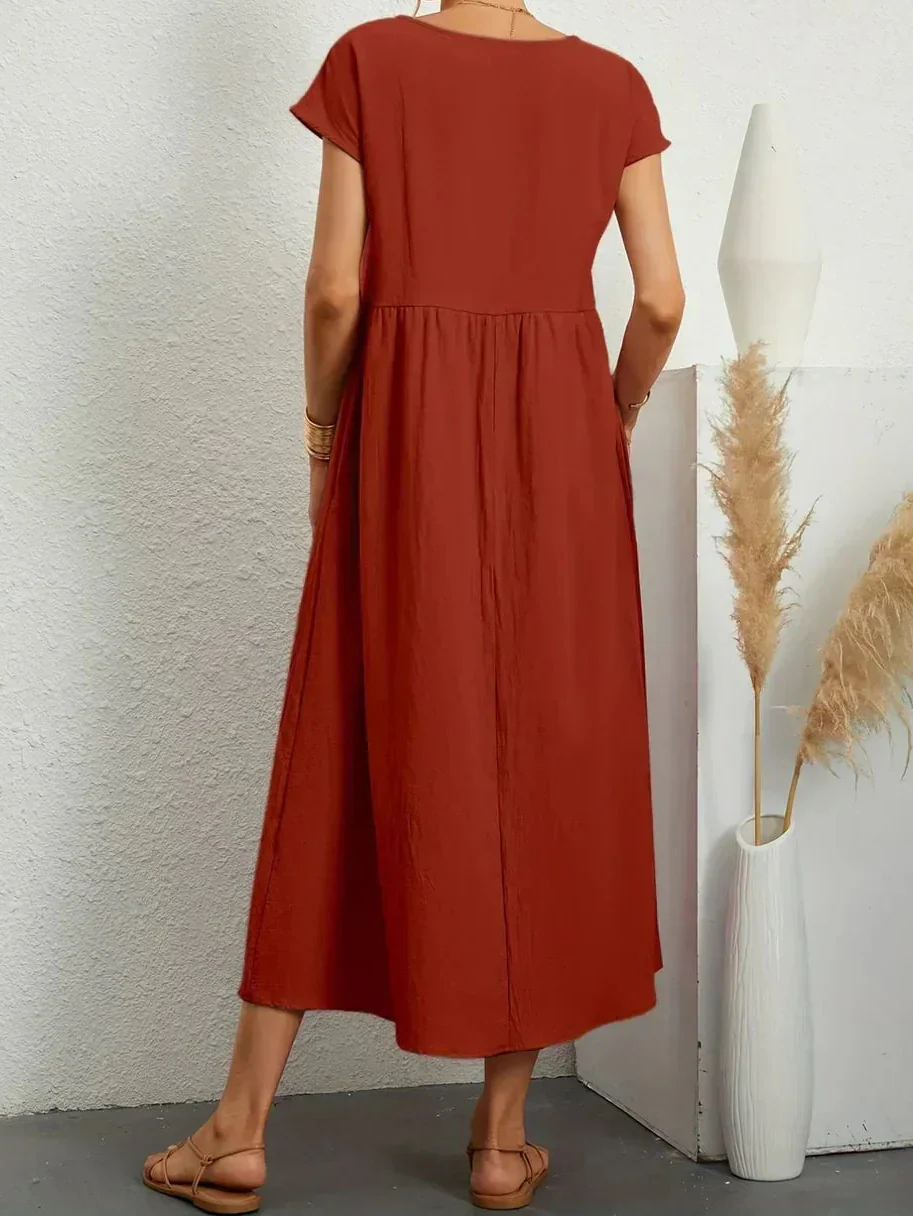 Anney™ – Relaxed & Stylish Midi Dress