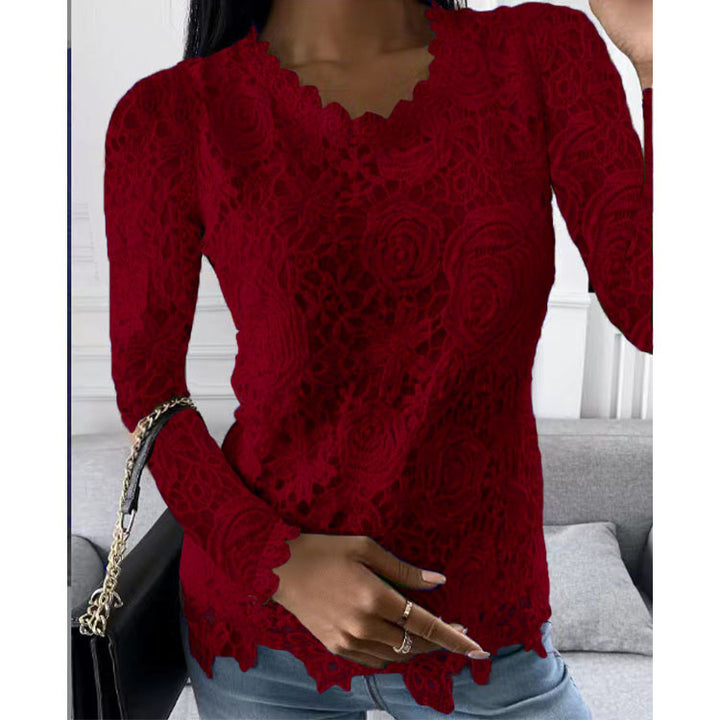Lae™ - Elegant Long Sleeve Lace Top