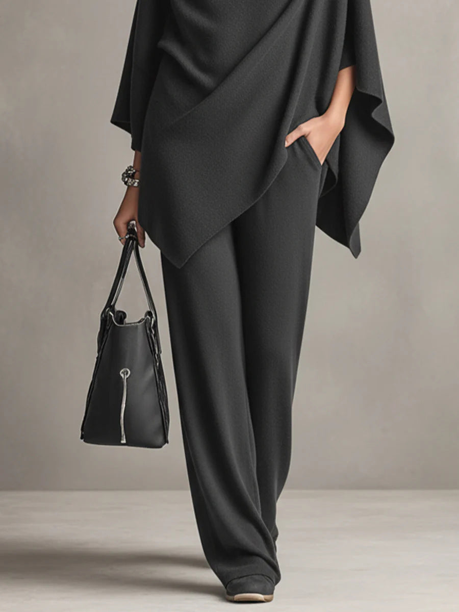 Riza™ - Elegant Drape Two-Piece Set