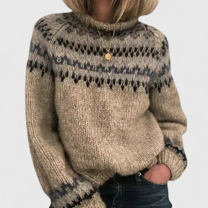 Teresa™ - Heritage Nordic Knit Sweater