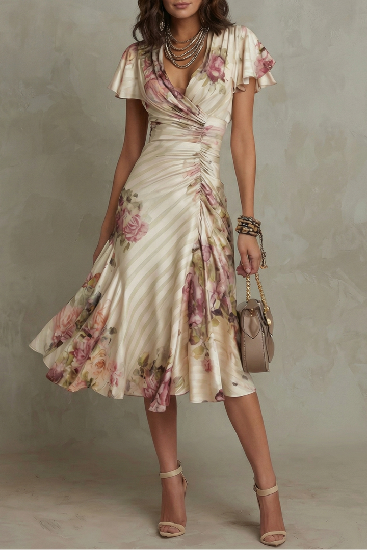 Resie™ - Vintage Romantic Midi Dress