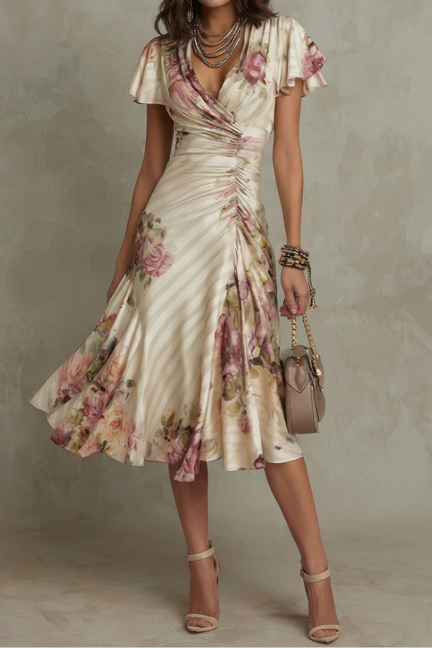 Resie™ - Vintage Romantic Midi Dress