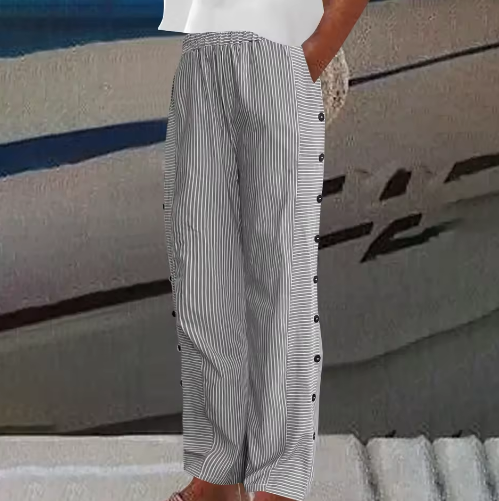 Reba™ - Comfortable Striped Casual Trousers