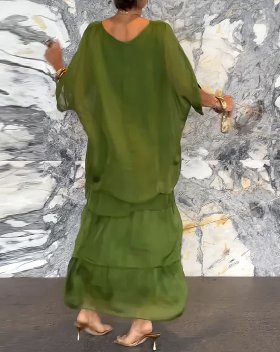 Shina™ - Elegant Flowing Maxi Dress