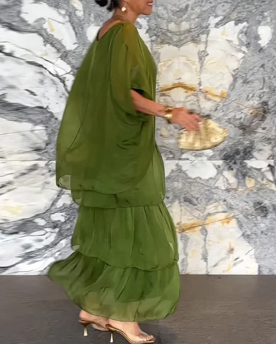 Shina™ - Elegant Flowing Maxi Dress