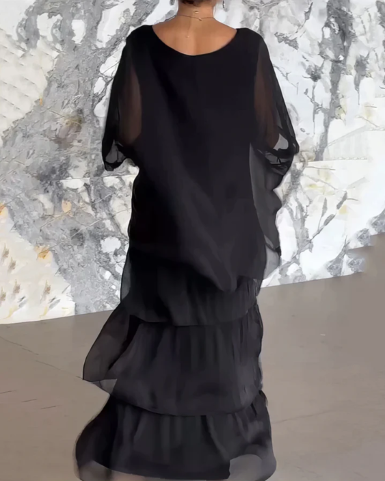 Shina™ - Elegant Flowing Maxi Dress