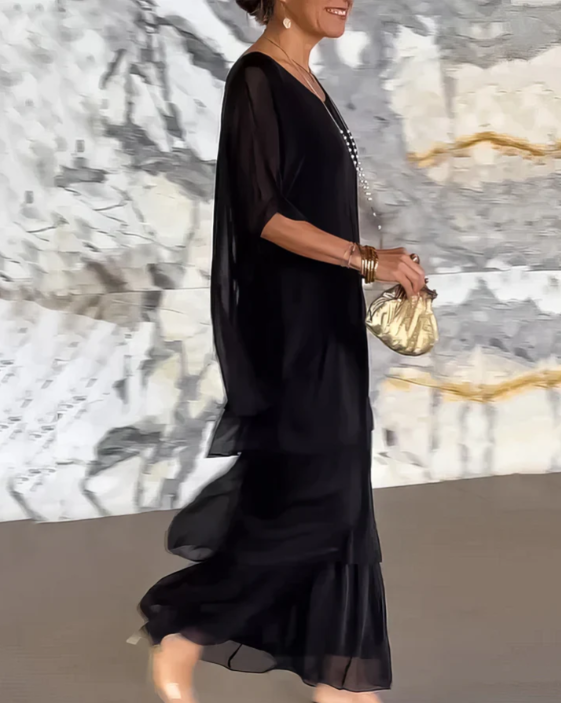 Shina™ - Elegant Flowing Maxi Dress