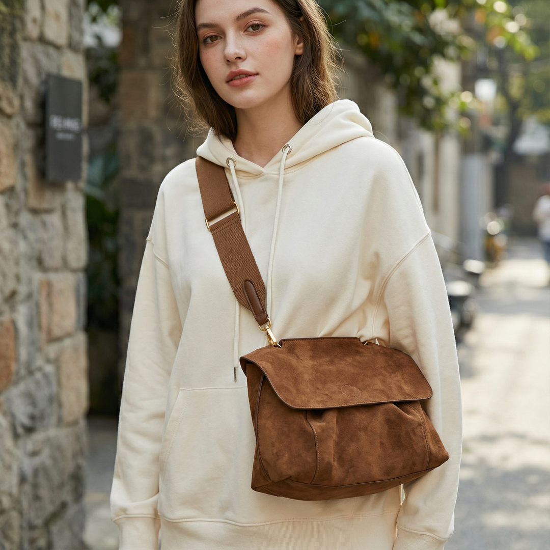 Belda™ - Soft Suede Everyday Crossbody Tote