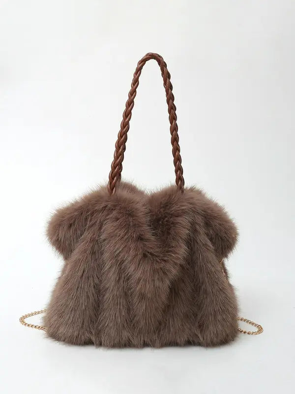 Ashley™ - Versatile Plush Velvet Shoulder Tote Bag
