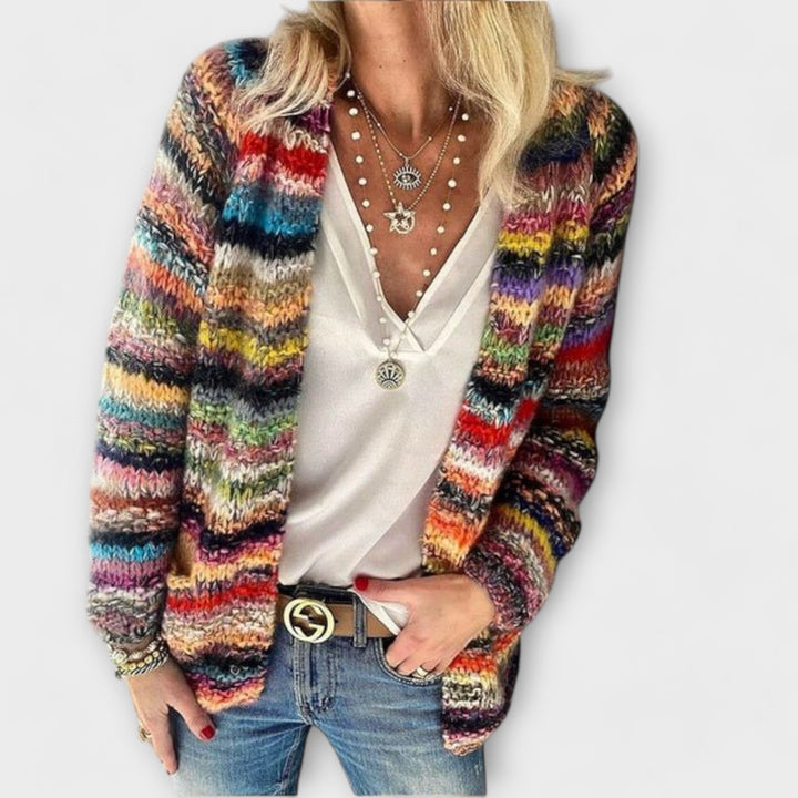 Tina™ – Cozy Multicolor Cardigan