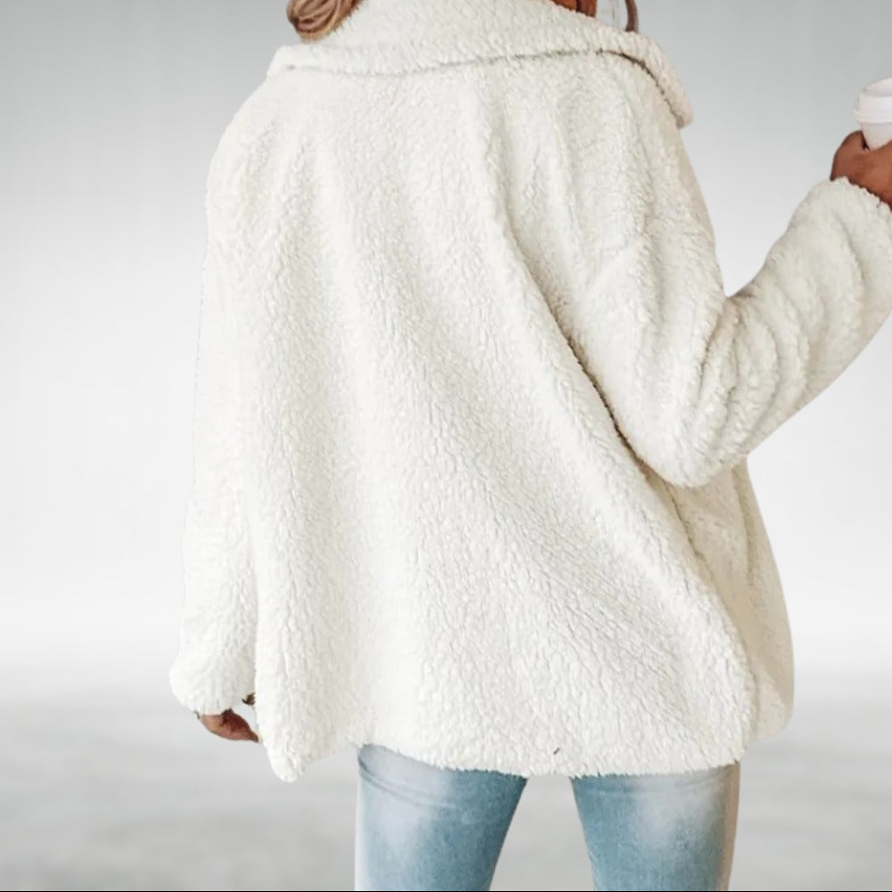 Vanessa™ - Cozy Leopard Teddy Coat