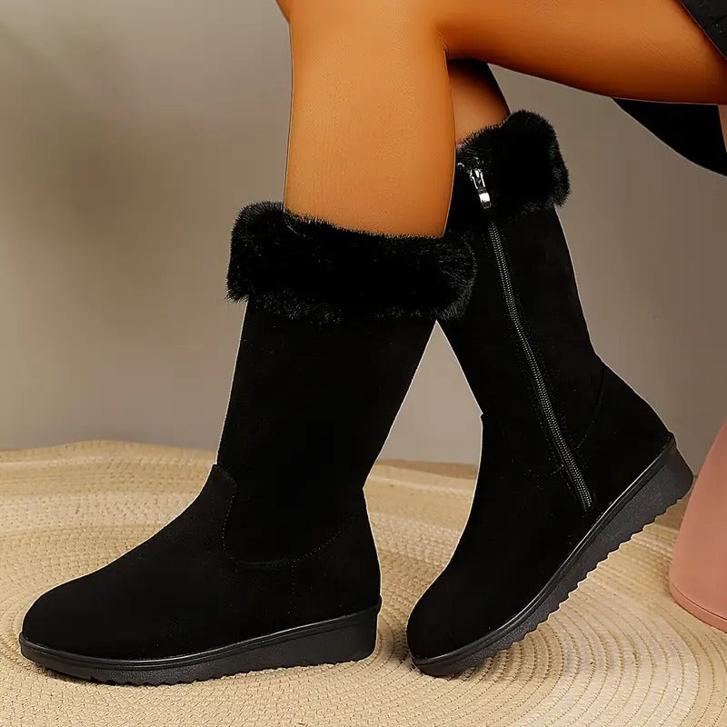 Nathalie™ - Women's Warm Long Boots For Everyday Use