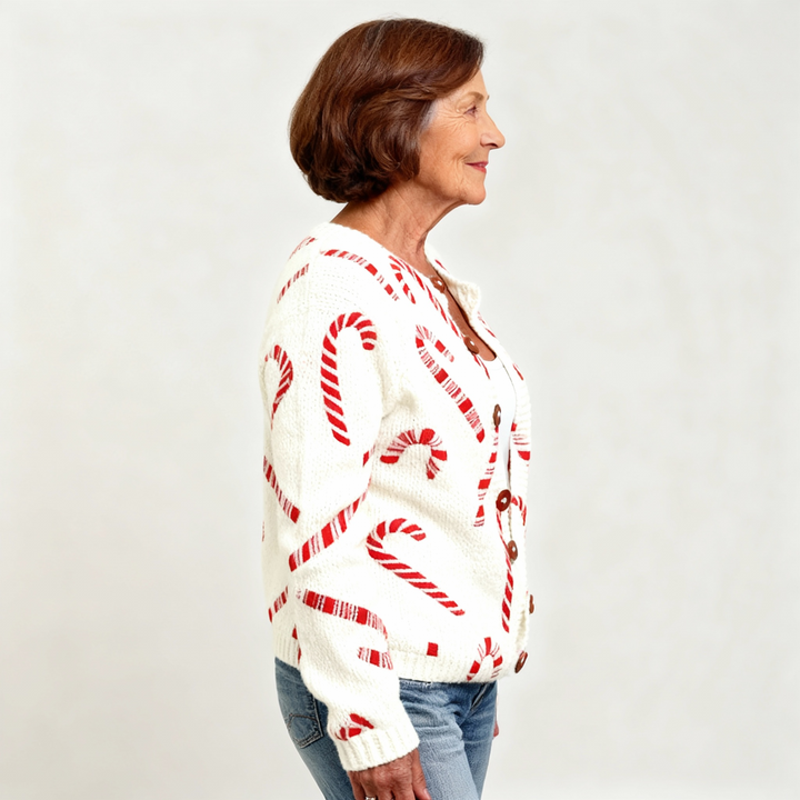 Celin™ - Festive Candy Cardigan