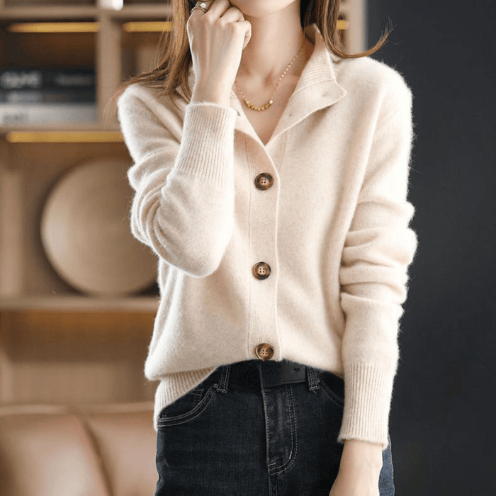 Eypril™ - Luxurious Cashmere Knitted Cardigan