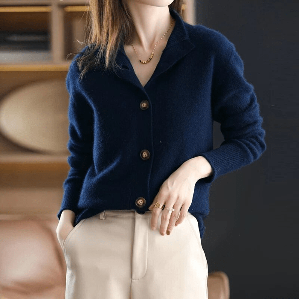 Eypril™ - Luxurious Cashmere Knitted Cardigan