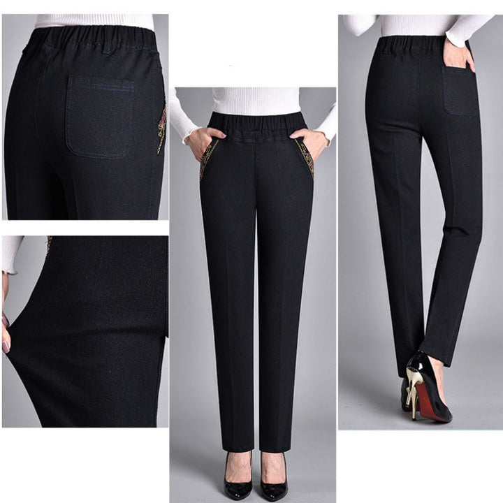 Gaile™ – Women's Jeans with Side Pockets and an Elasticated Waistband